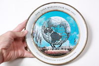 Vintage New York World's Fair 1961 Unisphere Tin Tray Souvenir