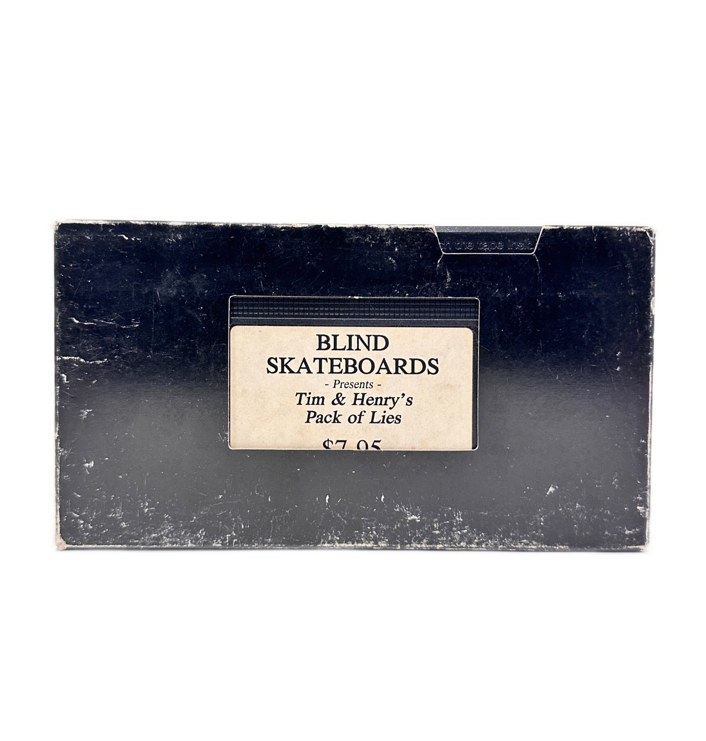 Vintage Blind Skateboards "Tim & Henry's Pack of Lies" Skate Video VHS Tape