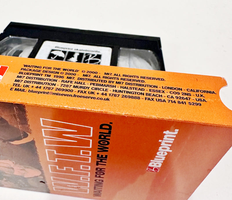 Vintage Blueprint "Waiting For The World" VHS Skate Video 2000