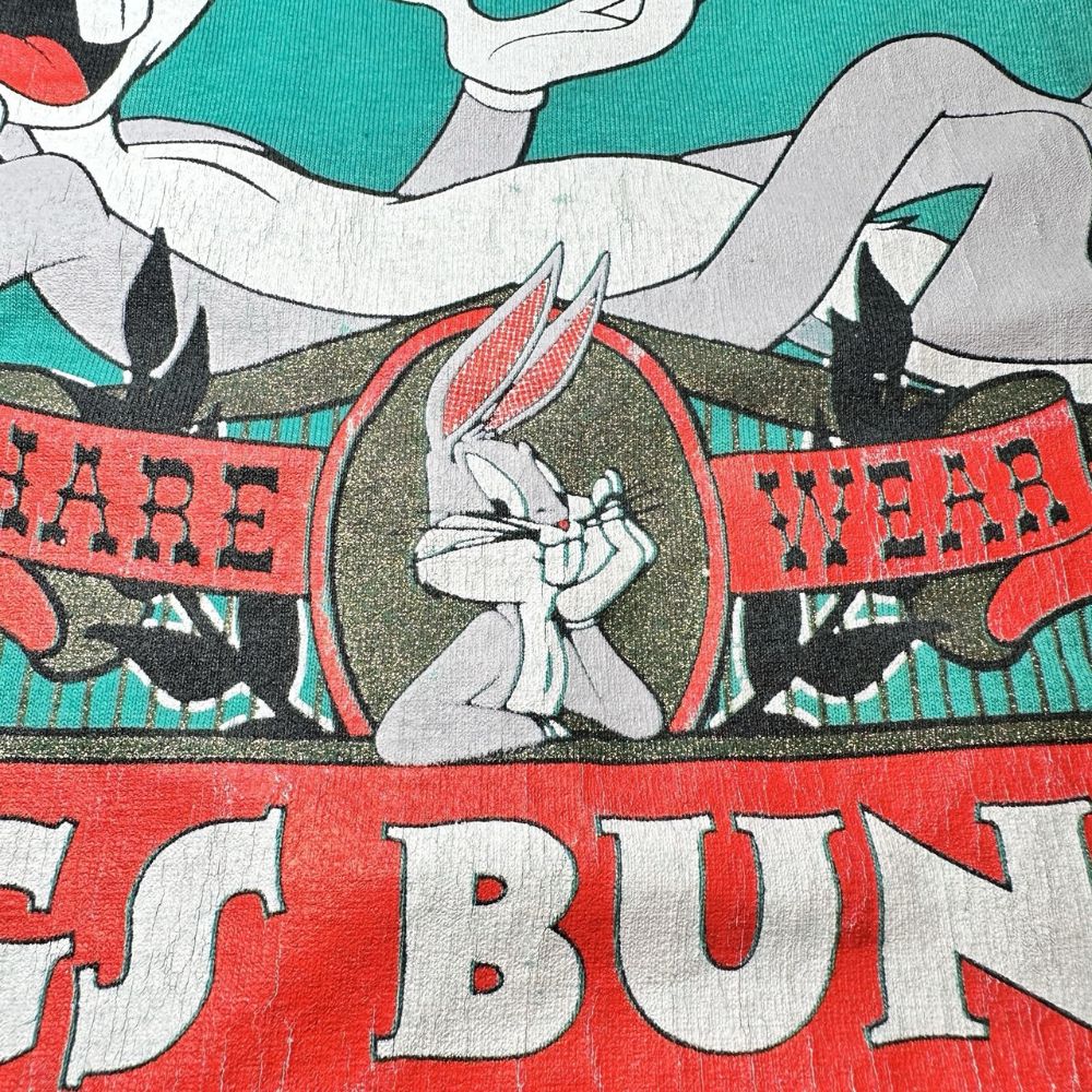 Vintage Bugs Bunny 90s Single Stitch Tee Teal XL detail 3
