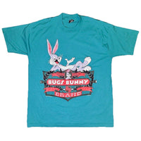 Vintage Bugs Bunny 90s Single Stitch Tee Teal XL front