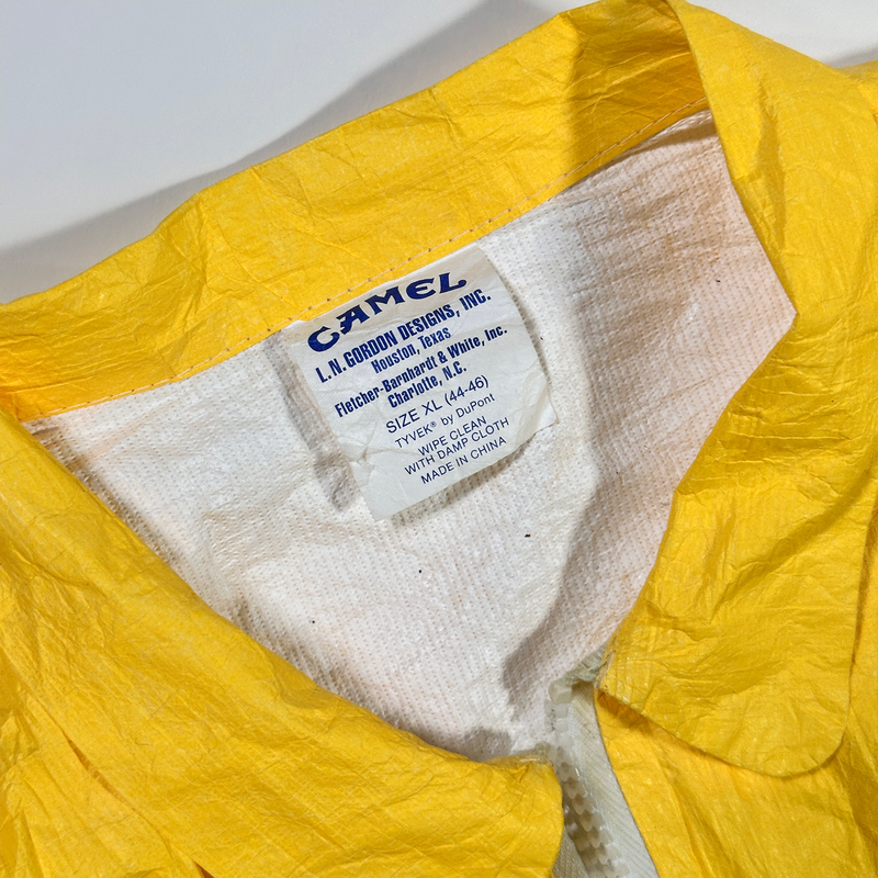 Vintage Camel Cigarettes Windbreaker Yellow 1992 XL