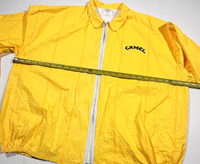Vintage Camel Cigarettes Windbreaker Yellow 1992 XL