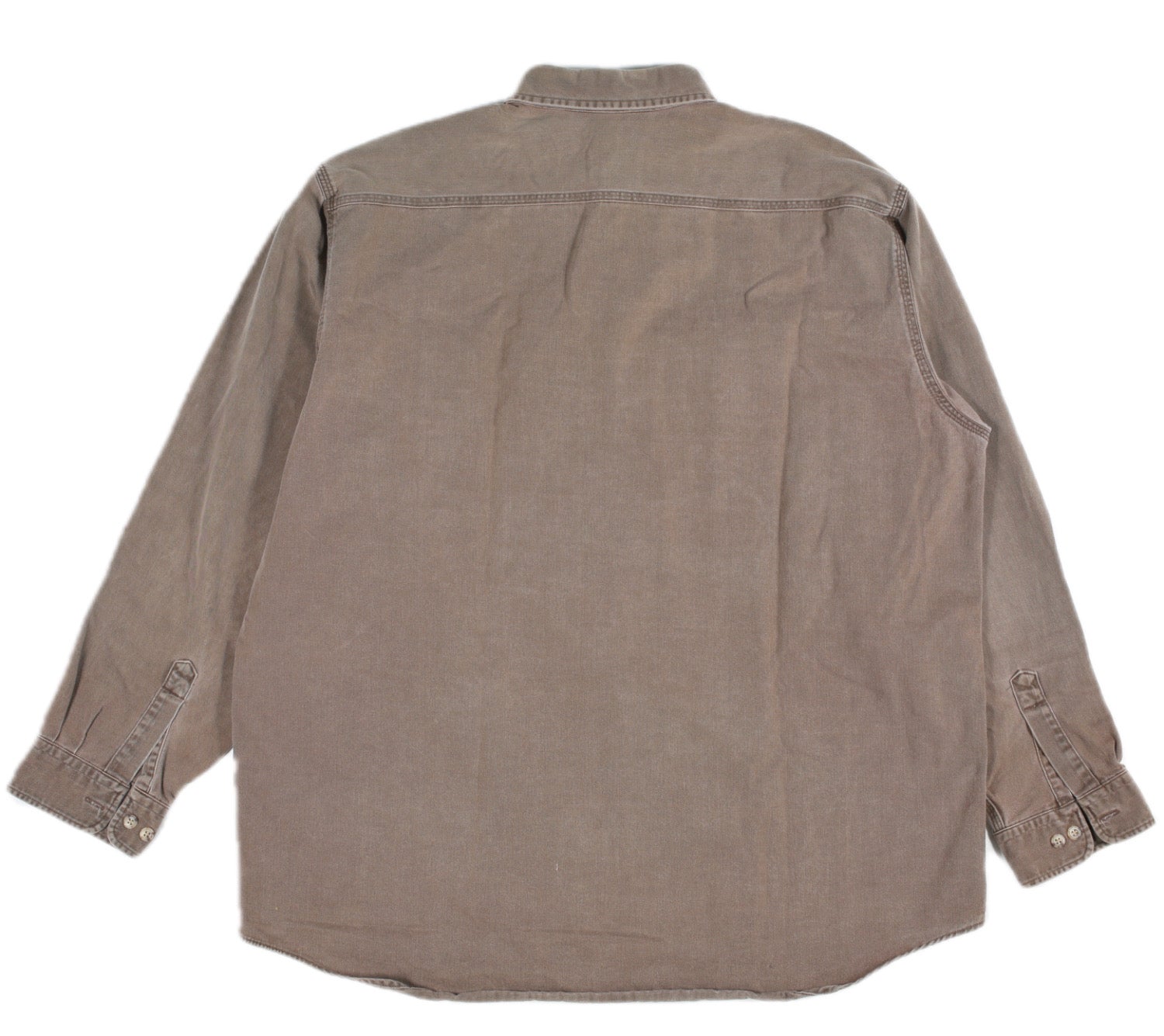 Vintage Carhartt 90's Workshirt Brown XXL back