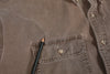 Vintage Carhartt 90's Workshirt Brown XXL paint above left pocket