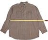 Vintage Carhartt 90's Workshirt Brown XXL width