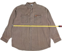 Vintage Carhartt 90's Workshirt Brown XXL width
