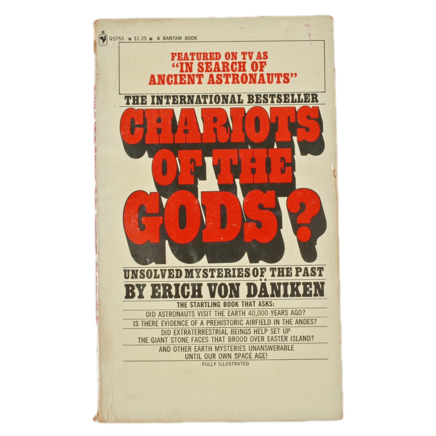 Vintage Chariots of the Gods By Erich Von Daniken 1969