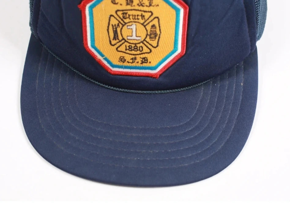 Vintage Miller Lite Mesh Trucker Snapback Cap Marineblau