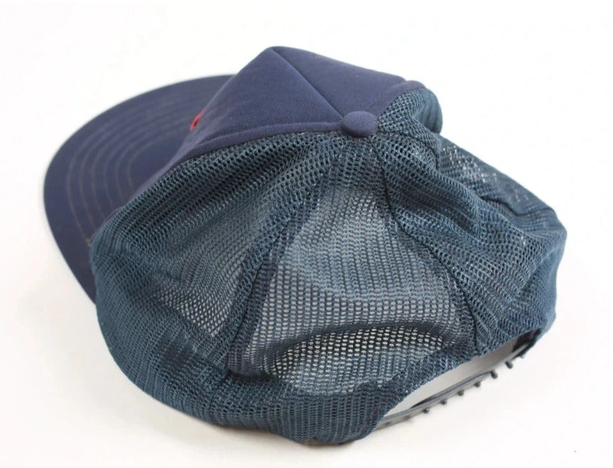 Vintage Miller Lite Mesh Trucker Snapback Cap Marineblau