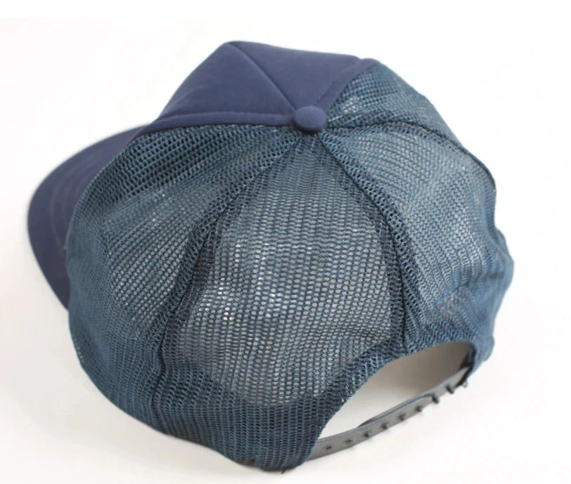 Vintage Miller Lite Mesh Trucker Snapback Cap Marineblau