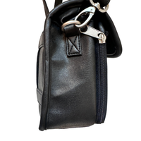 Vintage Hi Pro Camera Bag Case Faux Leather Black