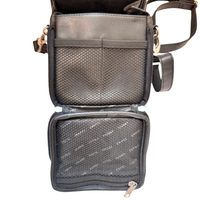 Vintage Hi Pro Camera Bag Case Faux Leather Black