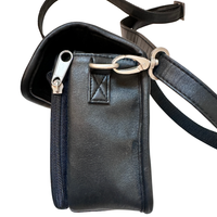 Vintage Hi Pro Camera Bag Case Faux Leather Black