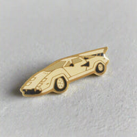 Vintage 80's Lamborghini Coutach Car Enamel Pin 2