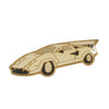 Vintage 80's Lamborghini Coutach Car Enamel Pin main
