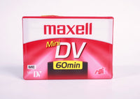 Vintage 3x Mini DV Tapes 60 mins maxell