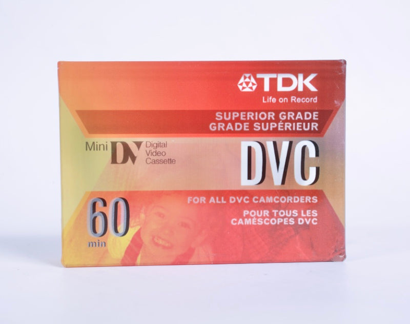 Vintage 3x Mini DV Tapes 60 mins TDK