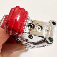 Vintage Motorcycle Novelty Butane Lighter refill port