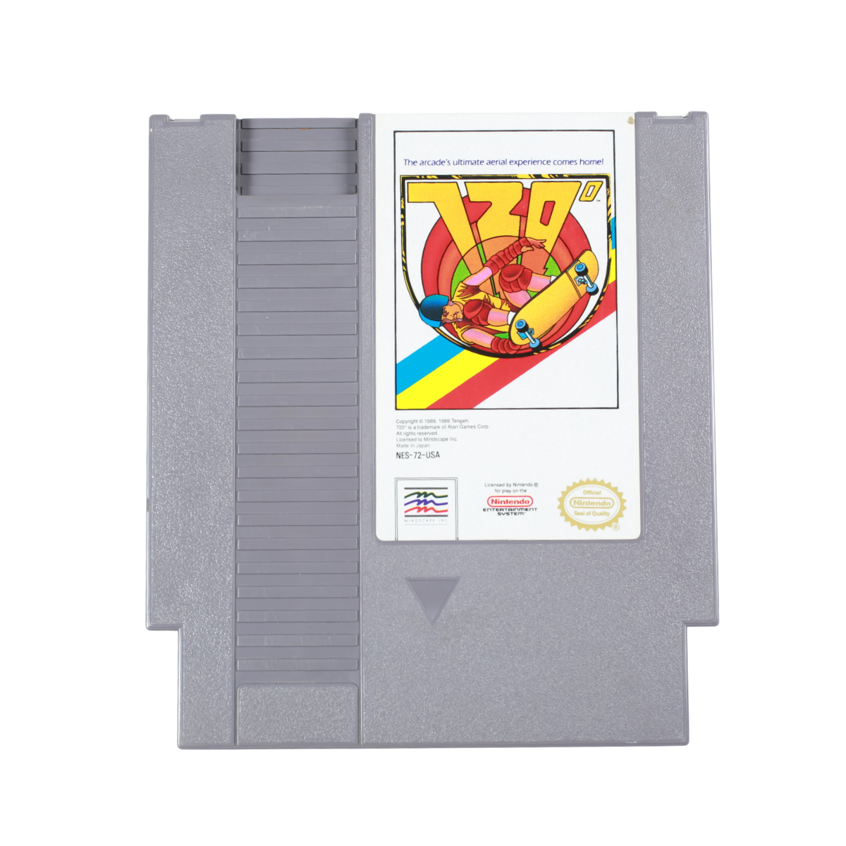 Vintage 720° Skateboarding NES Nintendo Game