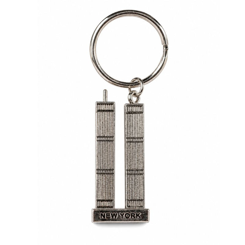 Vintage Twin Towers NYC World Trade Center Keychain front main image