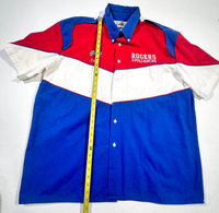 Vintage Racing Pit Crew Racing Work Shirt XXL