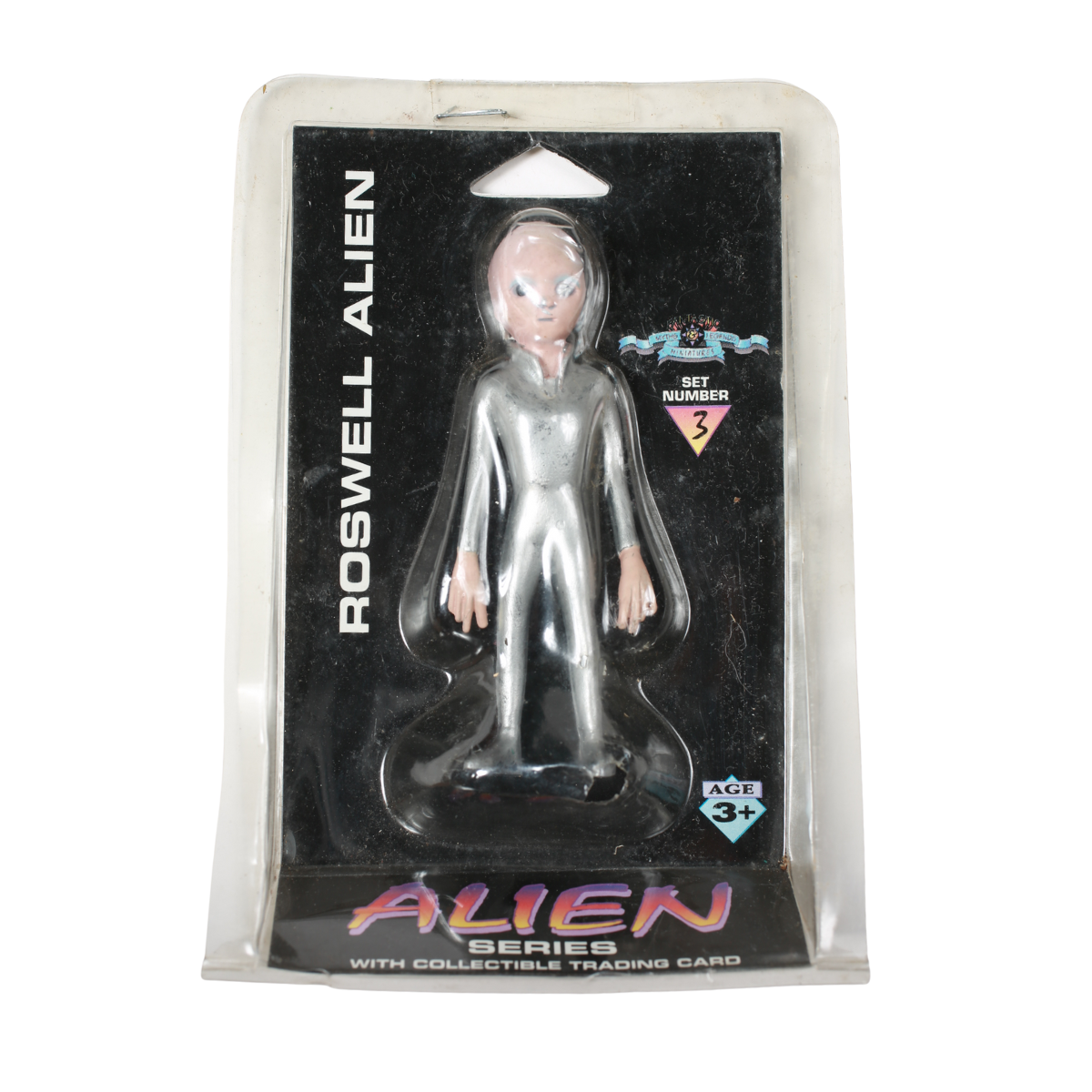 Vintage Roswell Alien Figure Shadowbox Collectibles 1996