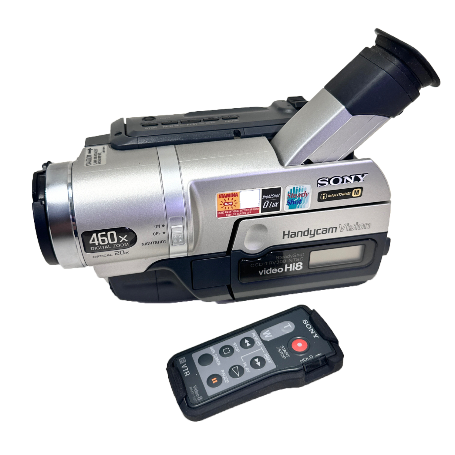 Vintage Sony Handycam Vision Hi-8 CCD-TRV308 Video Camera Vintage Sony Handycam Vision Hi-8 CCD-TRV308 Video Camera