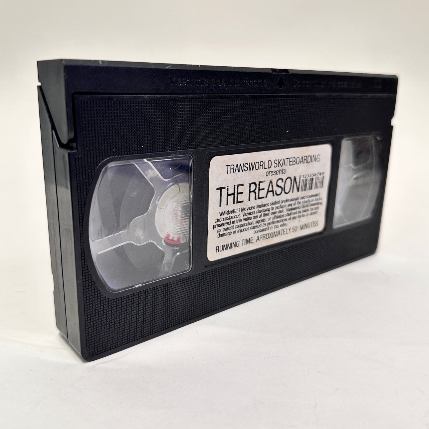 Vintage Transworld Skateboarding "The Reason" Skate Video VHS Tape 1999