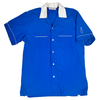Vintage Vinnie's Pest Control Bowling Shirt Blue M