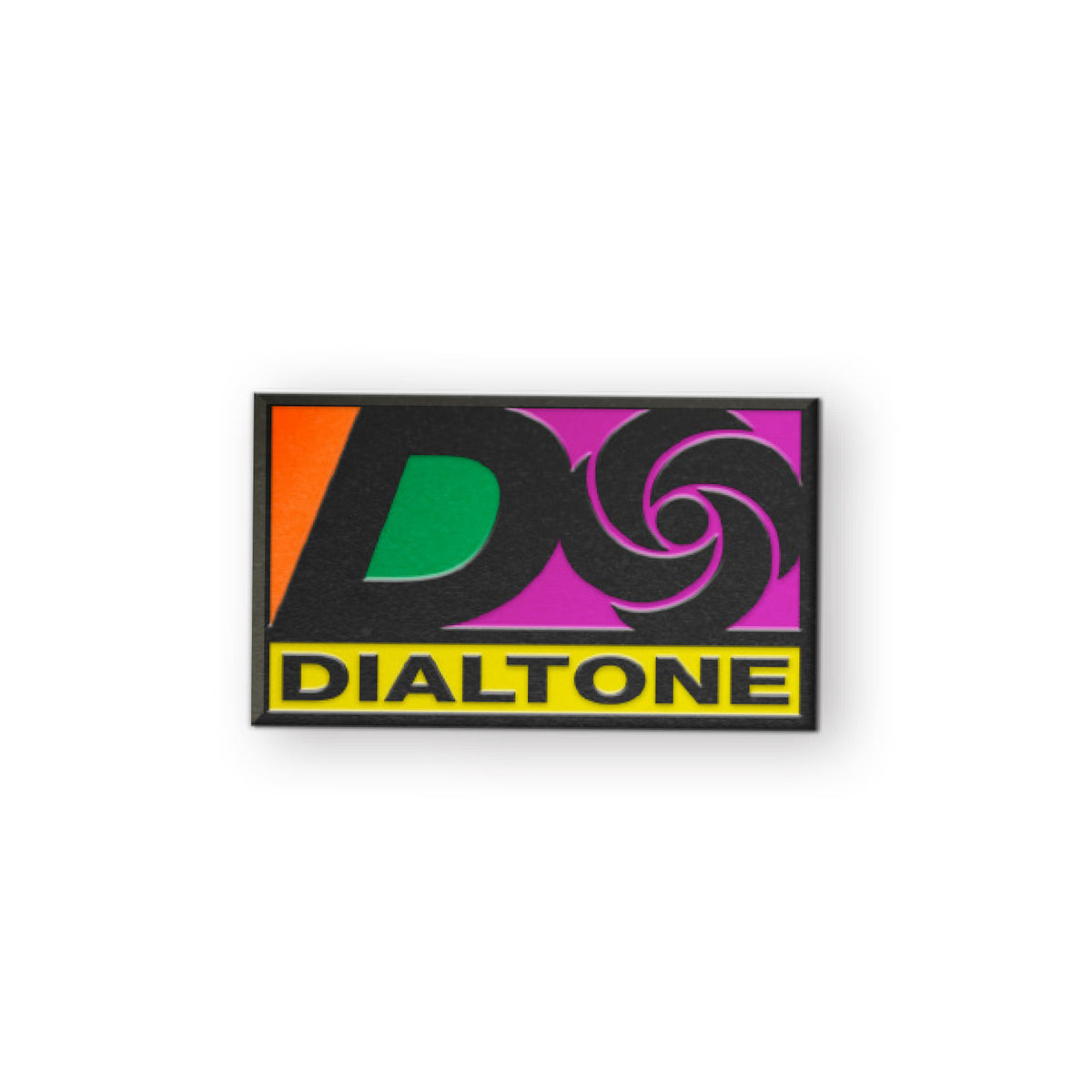 dial tone wheel co atlantic enamel pin