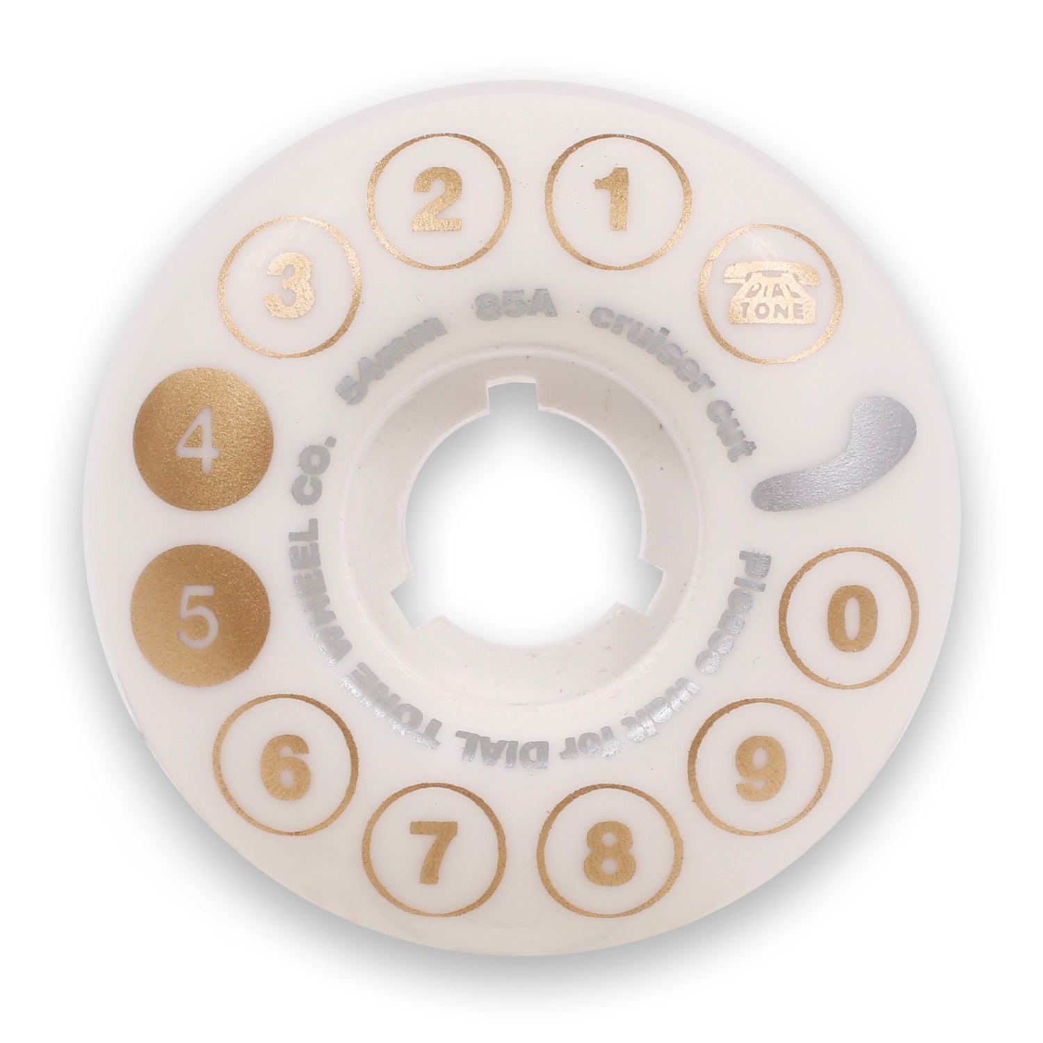 Dial Tone Wheel Co. Rotary Standard Cruiser Wheels 85A 54mm