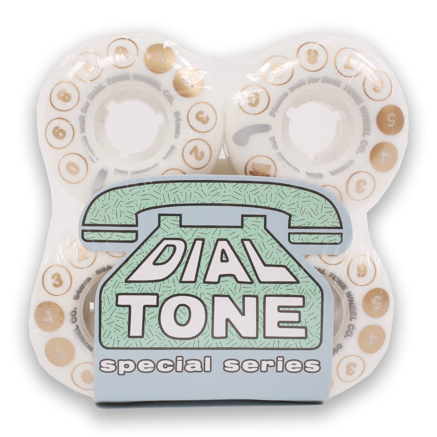 Dial Tone Wheel Co. Rotary Standard Cruiser Wheels 85A 54mm
