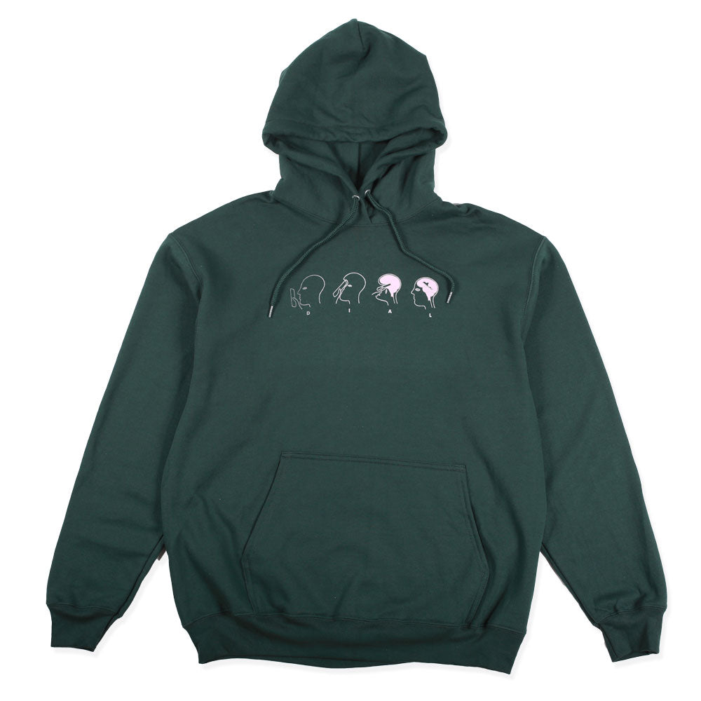 Dial Tone Wheel Co. BRAINWASH Hoodie Forest Front