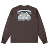 Dial Tone Wheel Co Dial Logo Longsleeve Tee Dark Chocolate Brown