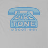Dial Tone Wheel Co DIAL LOGO Tee Silver Back Detail