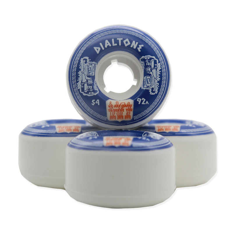 Dial Tone Wheel Co. Anthora Standard Cruiser Wheels 92A 54mm Stacked