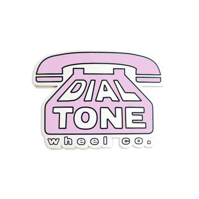 Dial Logo Pink Sticker Pack