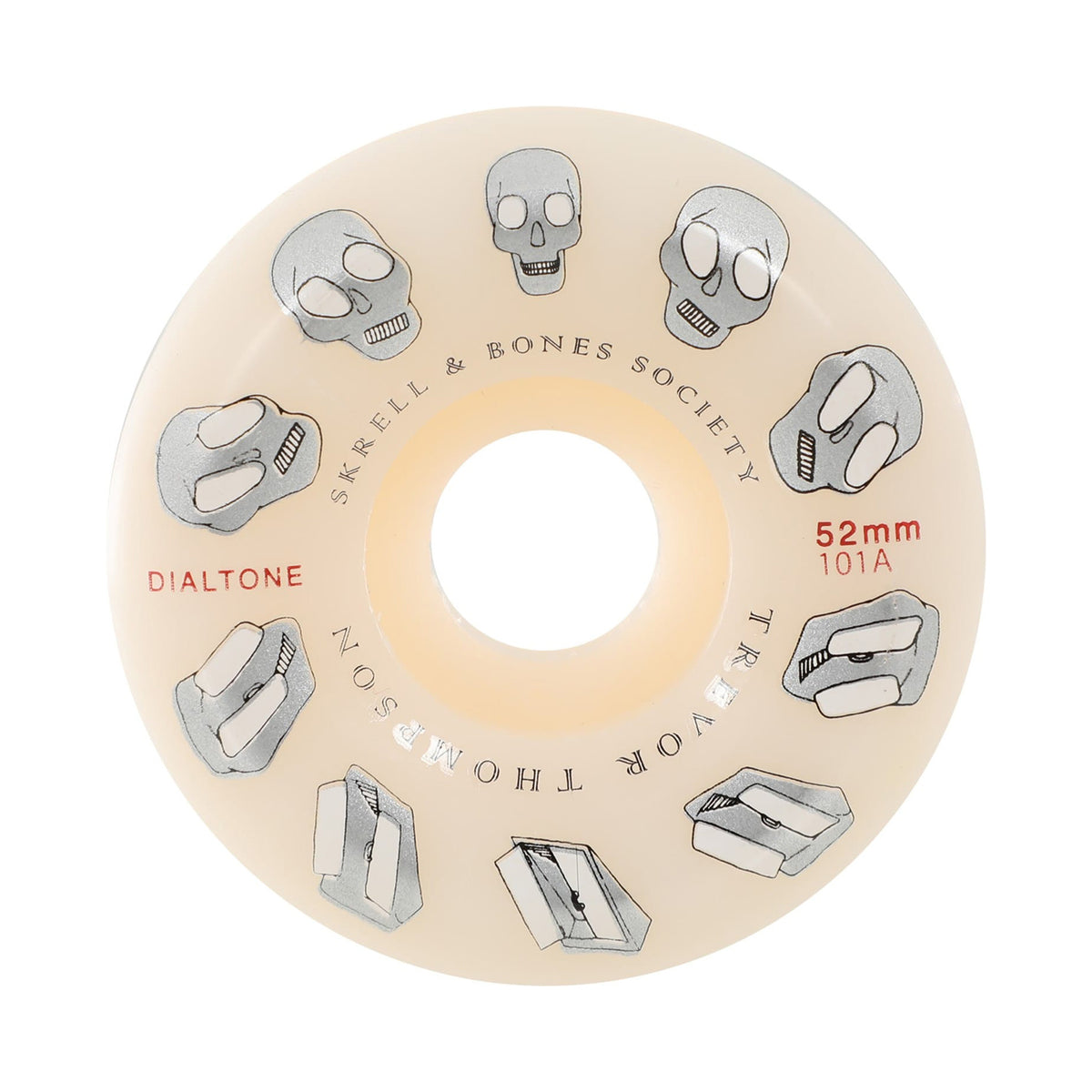 Dial Tone Wheel Co. Thompson Skrell and Bones Wheels 52/54mm