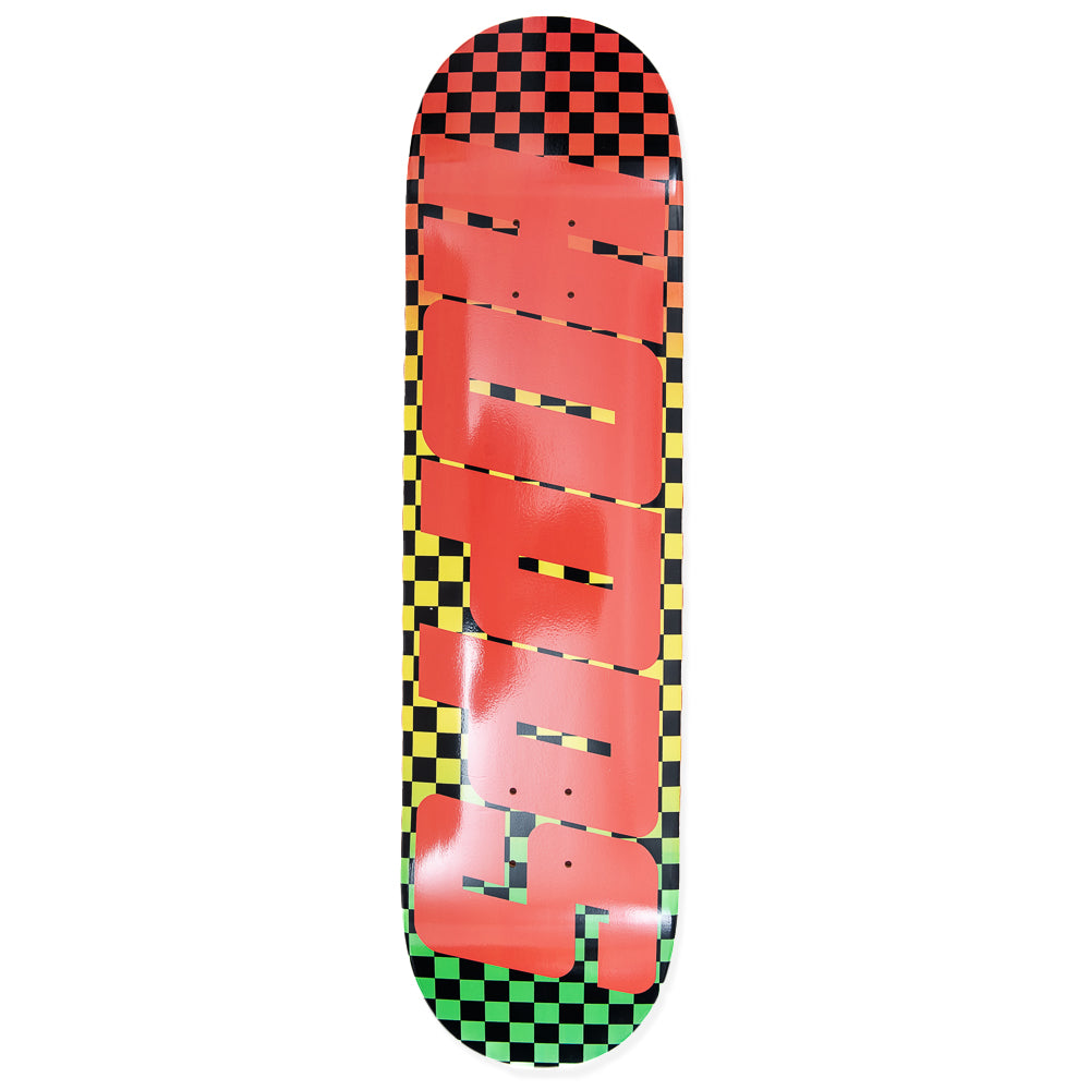 Hopps Skateboards BIG HOPPS CHECKERED FADE DECK Front