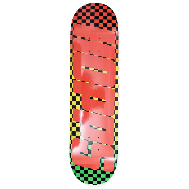 Hopps Skateboards BIG HOPPS CHECKERED FADE DECK Front