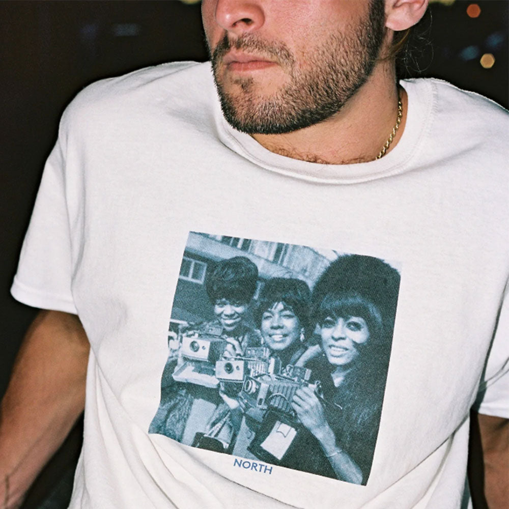 North Mag The Supremes Polaroid T-Shirt White