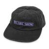 Picture Show Skateboards Embroidered VHS Logo Strapback Washed Denim 