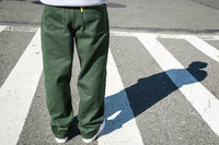 Theories Plaza Jeans Hunter Green w White Contrast Stitch Prebook