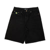 THEORIES PLAZA SHORTS BLACK FRONT