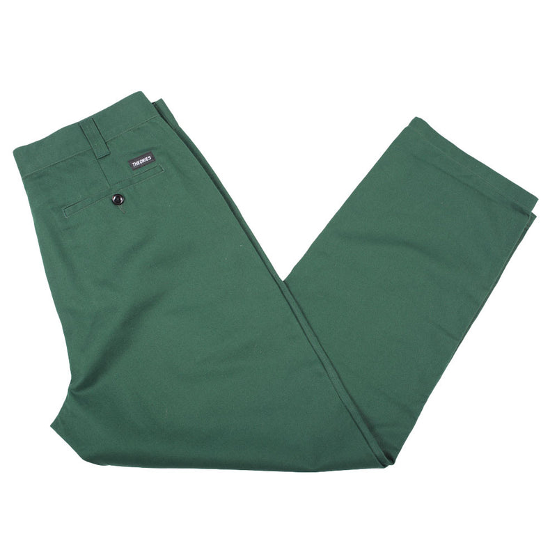 Theories Stamp Work Pants Stamp Work Pants Dark Green FOld