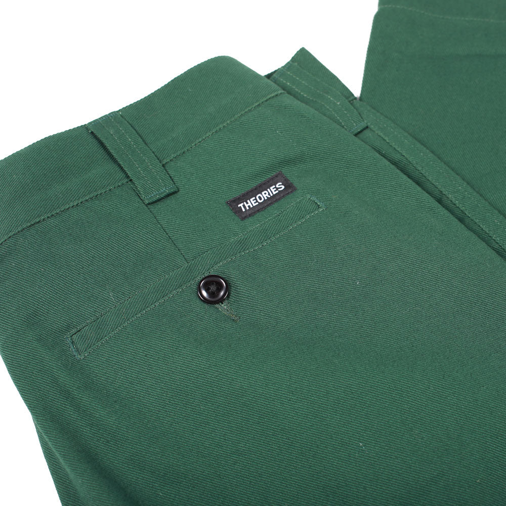 Theories Stamp Work Pants Stamp Work Pants Dark Green Detail