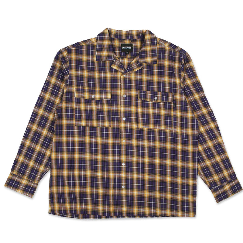 Theories Flannel Yellow & Purple Prebook