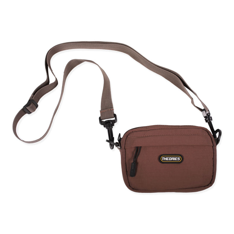 Theories Ripstop Point and Shoot Pouch Brown Front