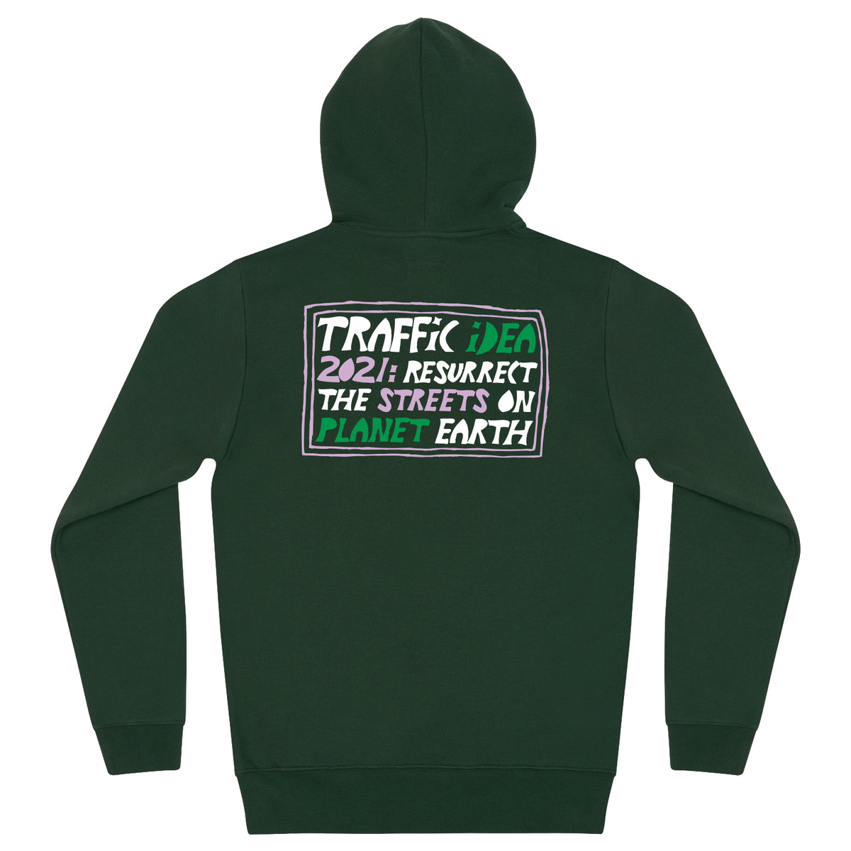 Traffic Skateboards Toynbee Hoodie Forest Green